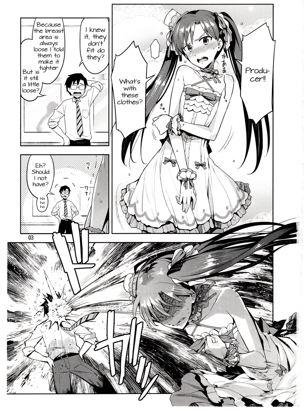 Hentai Manga Comic-I Can't Control Myself Because Chihaya Is Too Cute-Read-2